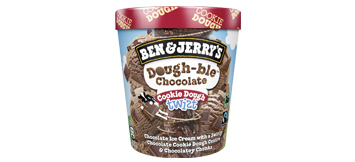 Produktbild Ben & Jerry's - Dough-ble Chocolate Cookie Dough Twist